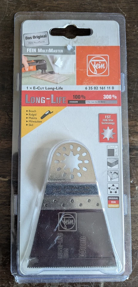 Fein 63502161120 is a single pack of E‑Cut Long‑Life oscillating saw - Image 1 of 1