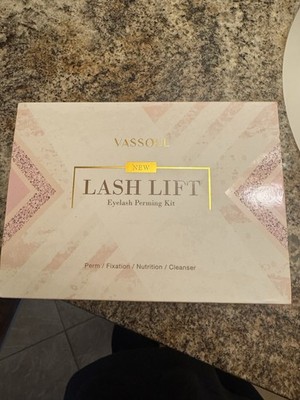 Vassoul Lash Lift Eyelash Perm Kit Fixation Nutrition Cleanser Exp 5/25