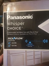 Panasonic FV-1315RQ Whisper Choice Ceiling Mount Ventilation Fan - White 