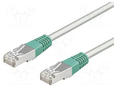 Line RJ45-Stecker,beiderseitig Patch cord PVC CCA F/UTP 5e
