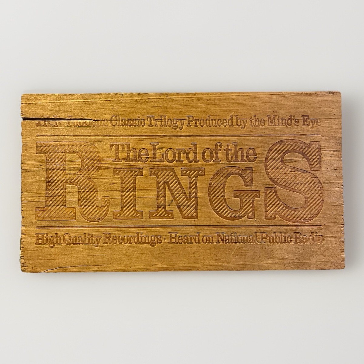 Mind's Eye 'The Lord of the Rings' 12-Cassette Set w Wooden Box