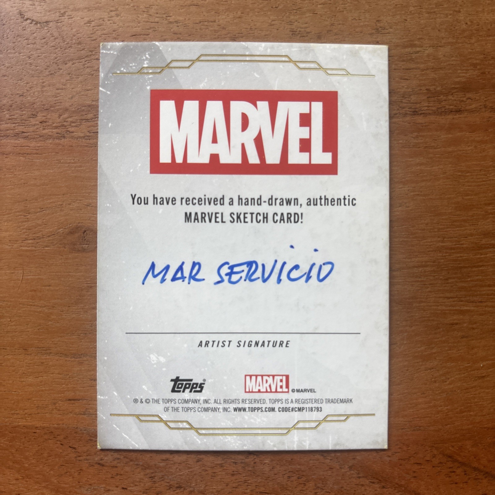 Mar Servicio sig