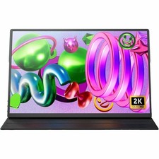 Touchscreen Keyboard with Stream Deck, Split Ergonomic Keyboard 8" Mini Screen