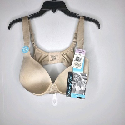Vanity Fair Full Figure Style 75371 Beige Wired Bra Size 38D Underwire Lift New