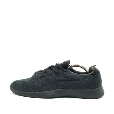 Allbirds Herren Wool Runner Laufschuhe Schwarz Niedrig Sneaker EU 44-45
