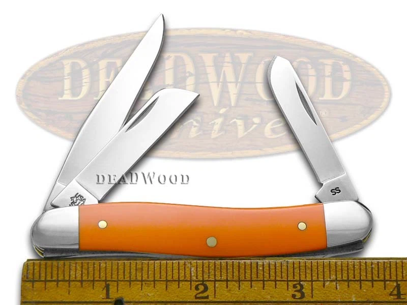 Карманный нож Case xx средний Stockman гладкий оранжевый делрин нержавеющая сталь 80509 - Изображение 3 из 4