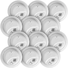 First Alert BRK SMI100-AC, Hardwire Interconnect Smoke Alarm - 12-Pack