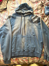 Off-White Men s M Blue Cotton Fleece Pullover...
