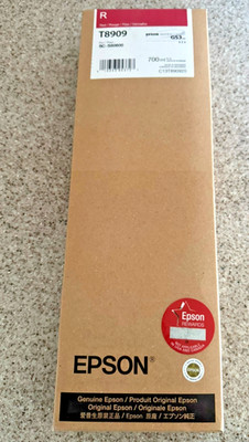 GENUINE Epson GS3 Red Ink 700ml (T8909) for S80600