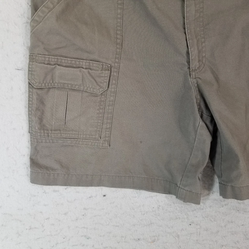Savane Cargo Pantalones Cortos de Senderismo para Hombres 40 x 7 Caqui Verde Confort Cintura Pesca al Aire Libre Foto 4 de 4