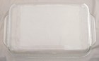Glass Pyrex Casserole Dish with Lid 3 Quart Ribbed 3 L 13x9x2 Blue Plastic Clear — photo 3