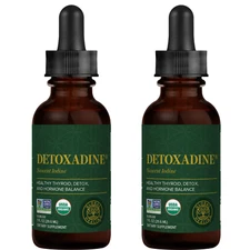 Global Healing Detoxadine, Organic Nascent Iodine Supplement 1950 mcg (2-Pack)