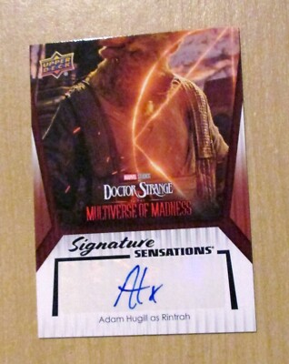 2024 Marvel Studios Cinematic autograph auto Adam Hugill as RINTRAH SS-HU