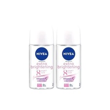 2 X 50ML NIVEA Extra Brightening 8 SUPERFOOD Deodorant Roll on FREE SHIPPING