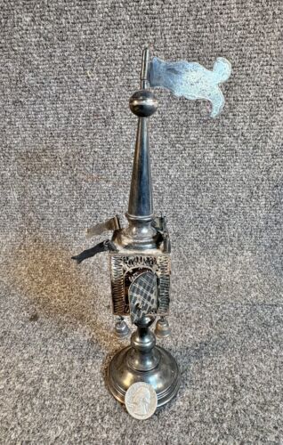 Antique Handmade Spice Towers Havdalah Sterling Silver 19th Century Ex Condition - Picture 3 of 7