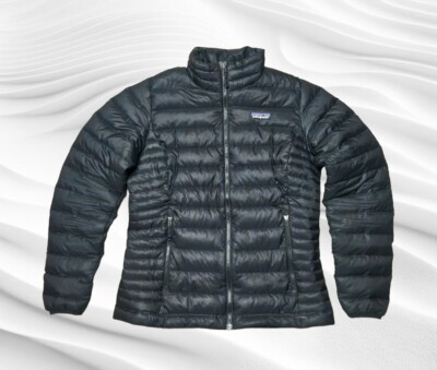 Patagonia Down Sweater Puffer Jacket Women's Size Small Black