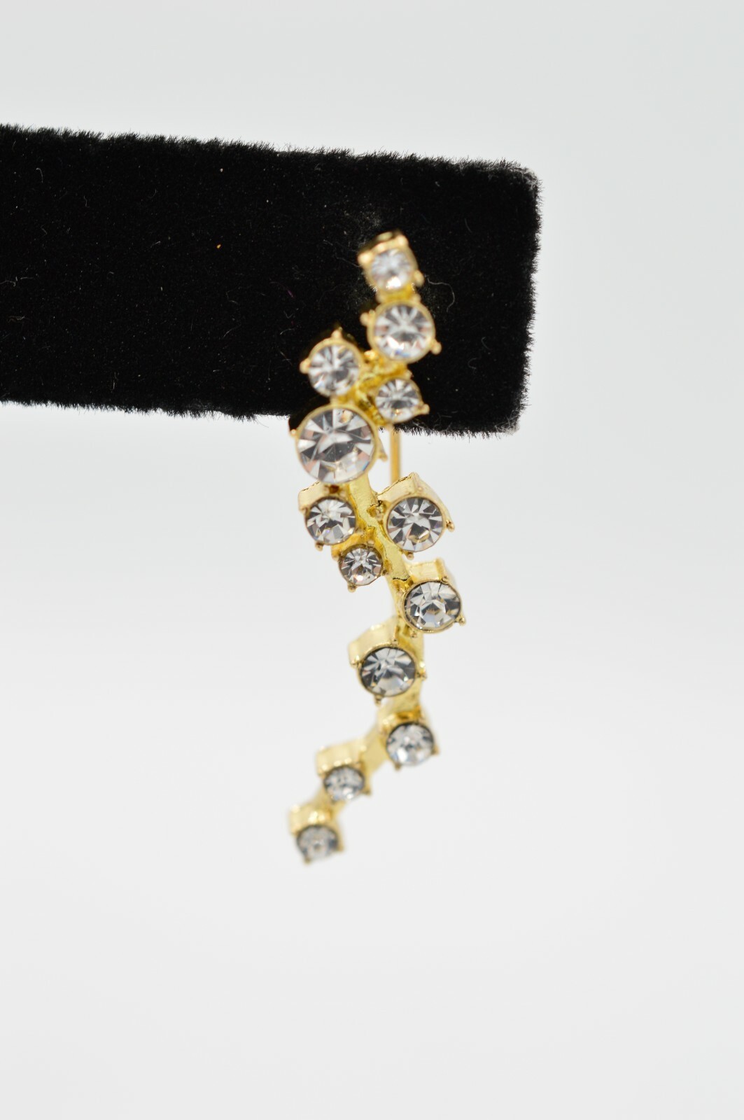 Baublebar Statement Crawler Earrings Sparkling Rh… - image 2