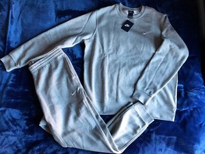 nike tracksuit gray