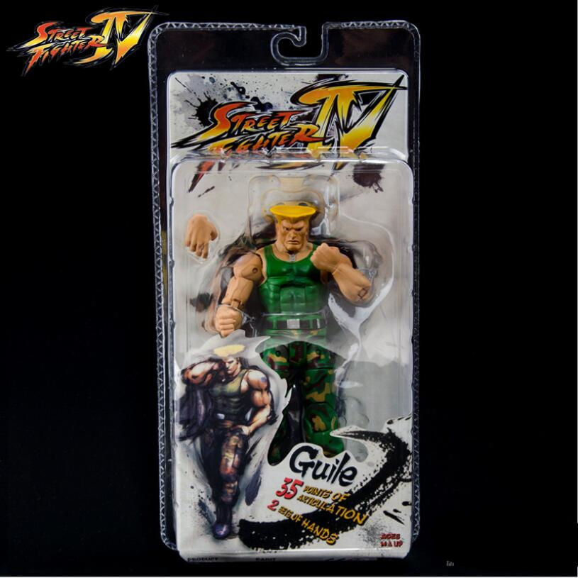 NECA Street Fighter 4 PS3 PS4 Xbox One Game Guile 7'' Action Figure Toy