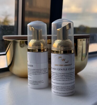 Wimpernshampoo Flasche Wimpernreiniger