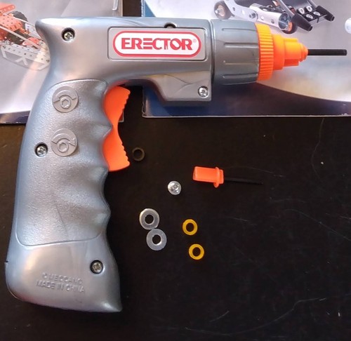 Erector Sets 7550 & 5550 With Power Tool And Manuals *READ DESCRIPTION* - Picture 12 of 12