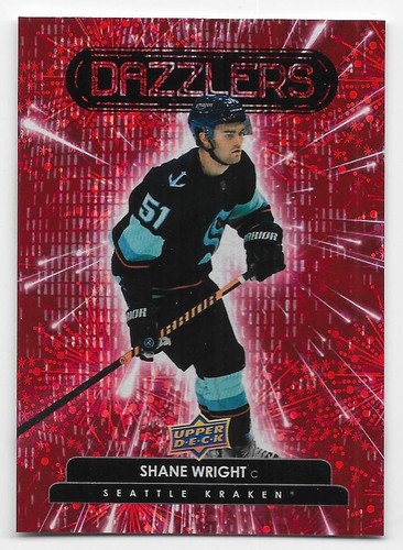 22/23 UPPER DECK SERIES 2 DAZZLERS RED Hockey (#DZ51-DZ100) U-Pick From List - Picture 8 of 21