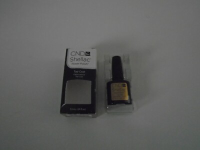 CND Shellac Power Polish Top Coat .25 FL. OZ New In Box