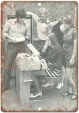 Computer Technology Word Processor Vintage Reproduction  Metal Sign D96