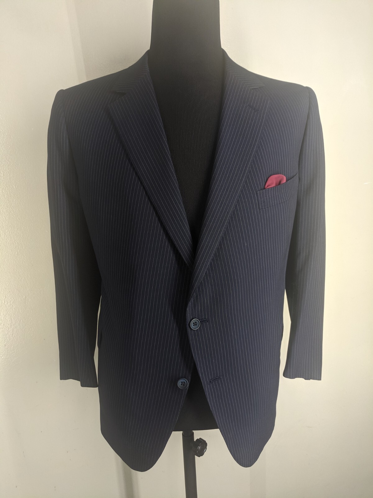 Haywood Bespoke Off Savile Row Wool Sport CoatNo Pants Fit 4647