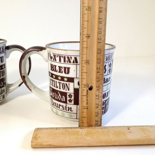 2 Vintage Coffee Cups Original Design By Saltera Himark The Cheeseboard Mug 1976 - Picture 11 of 11