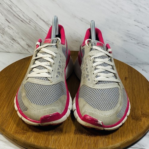 Nike Free 7.0 Grey/Pink/White Runner Trainers 396044-002 Women 7.5 - Picture 3 of 7