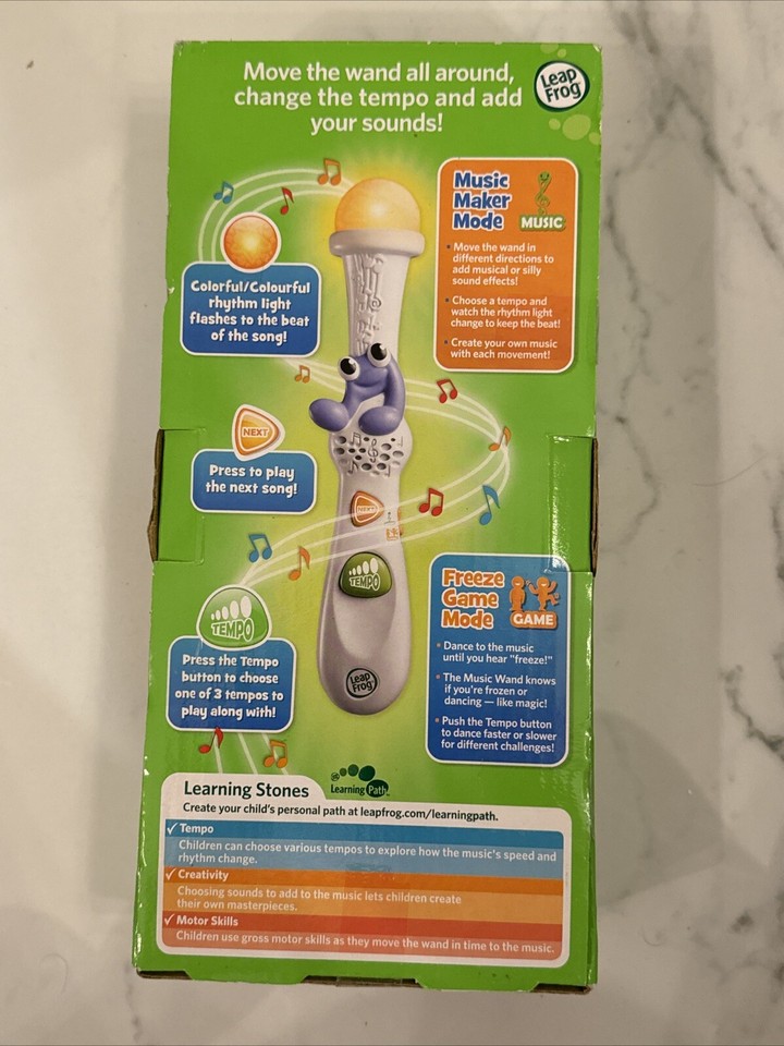 Leap Frog Learn and Groove Little Composer Conductor Music Wand Rare
