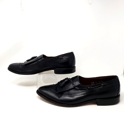 Allen Edmonds Size 11.5 D Black Leather Arlington Wingtip  display picture 3