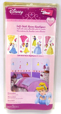 Disney Princess Self Stick Wall Stickers Room Appliques FACTORY SEALED