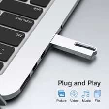 2pcs Kootion 128GB Metal Flash Drive Memory Stick Thumb Drive USB For PC Laptop