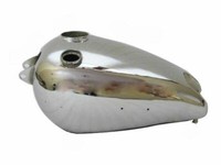 Neuer Bsa B31 Stahl Verchromter Gas Benzin Kraftstofftank Ecs