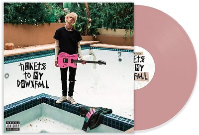 MACHINE GUN KELLY TICKETS TO MY DOWNFALL VINYL NEW LIMITED PINK MARBLE LP &LITHO