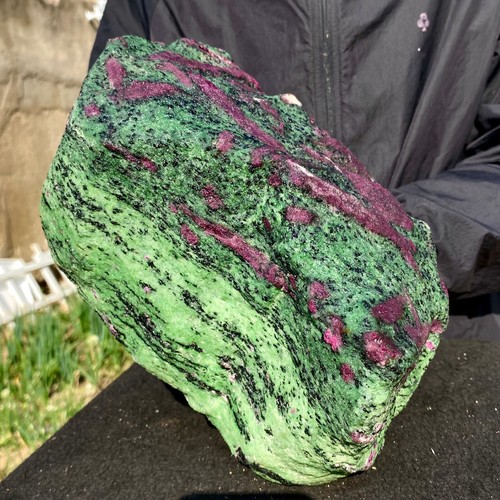 29.65LB Natural green Ruby zoisite (anylite) crystal Chakra Healing Energ - Picture 9 of 12