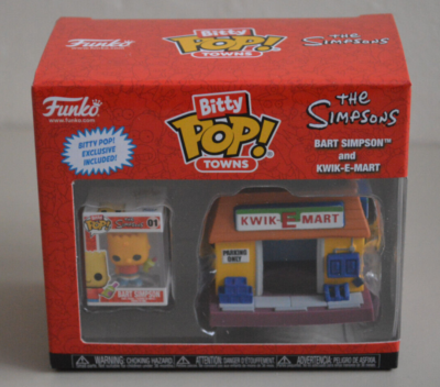 Bitty Pop Towns The Simpsons Bart Simpson And Kwik E Mart