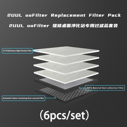 2UUL uuFilter Saldatura Fumi Fumi Filtro Carbonio Estrattore Filtratore Assorbitore - Foto 6 di 7