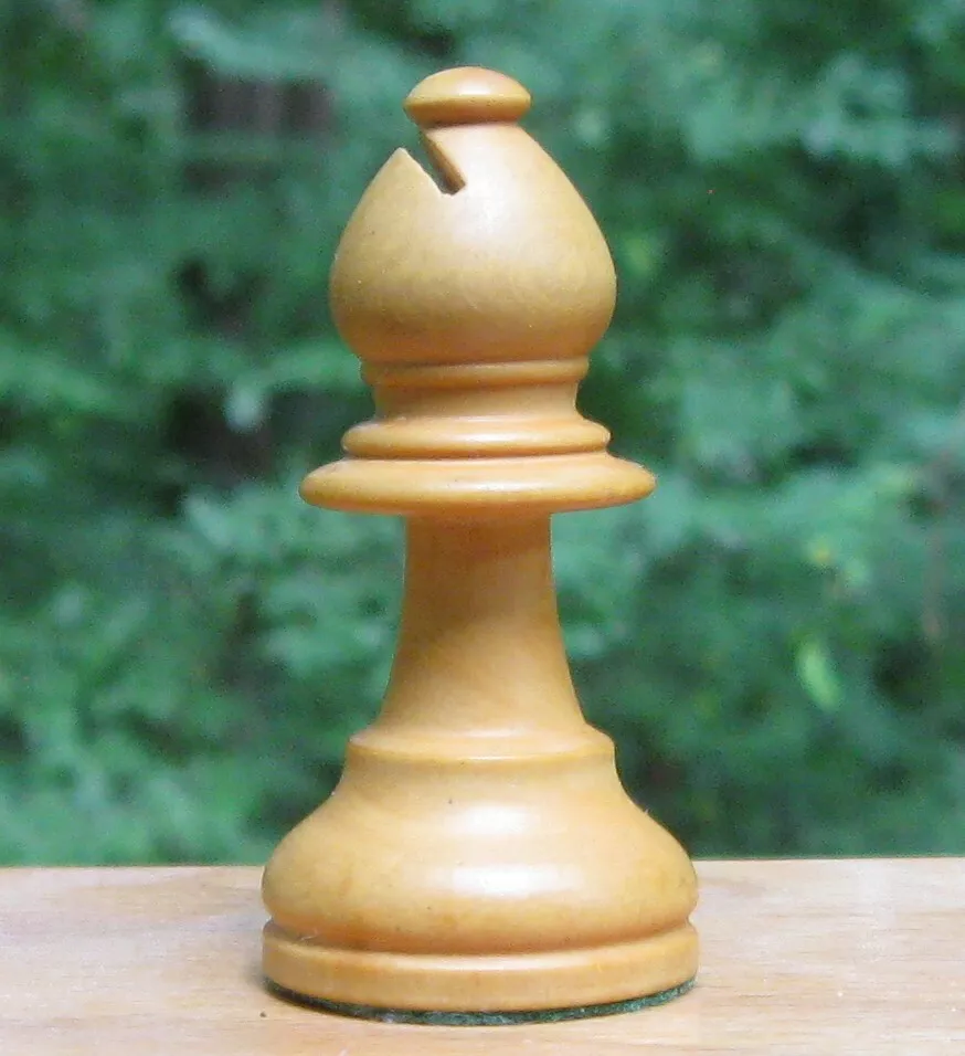 Improved French Lardy Chess Set- Chess Pieces Only - Antiqued boxwood -  3.9 King in 2023