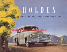 HOLDEN FX FJ ADVERTISEMENT A3 POSTER SIZE ADS x4 ADVERT SALES BROCHURE MAN CAVE