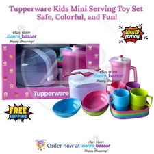 Xmas Gift Miniature Tupperware Cooking Set Kids  Play Mini Toy Limited Edition