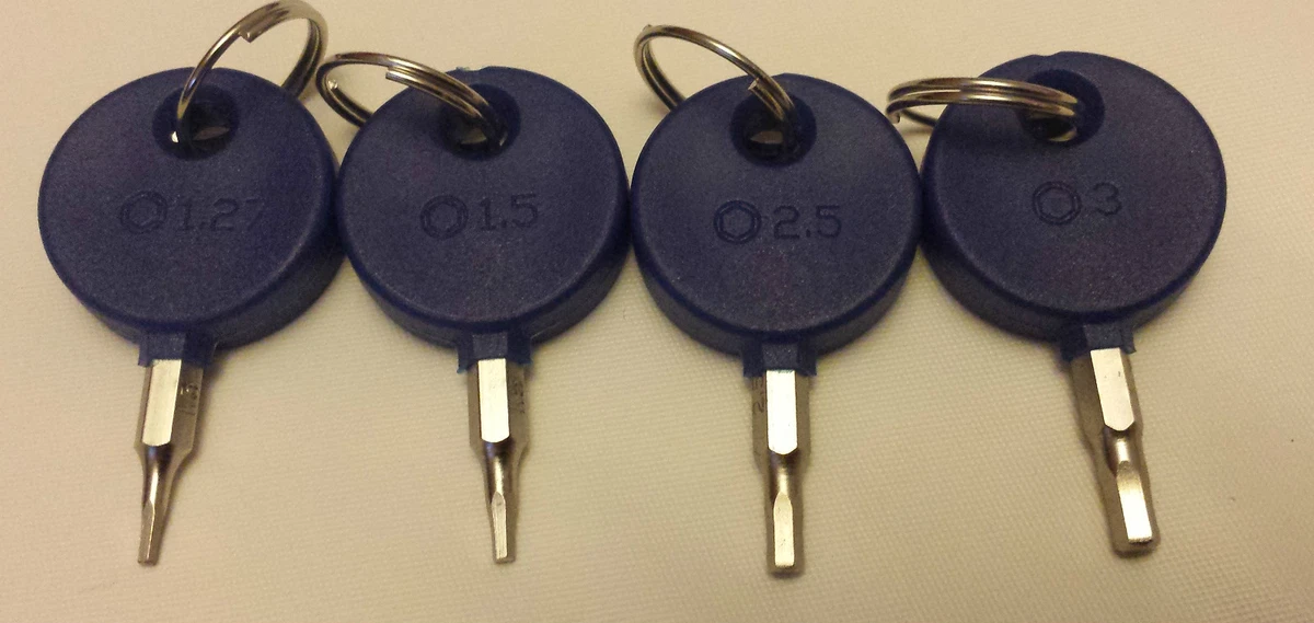 Hex Button Allen Key Flag Handle Keyring eBay