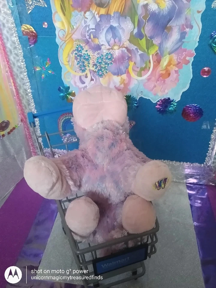 🦄Ganz / Webkinz Scruffy "Bubblegum Cheeky Cat" Pastel Colors HM442 10" Plush! - Image 4 of 4