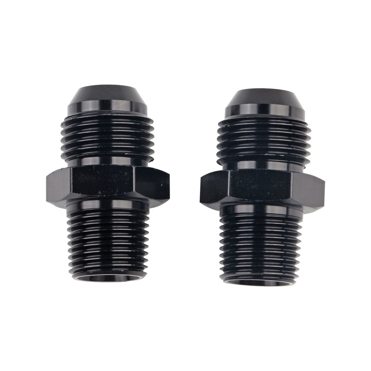 100107 AN To NPT Straight 3/8 Flare Fitting | Purchase Blue 3/8 In. NPT To -8 AN Flare Adapter Fittings - Foto 2