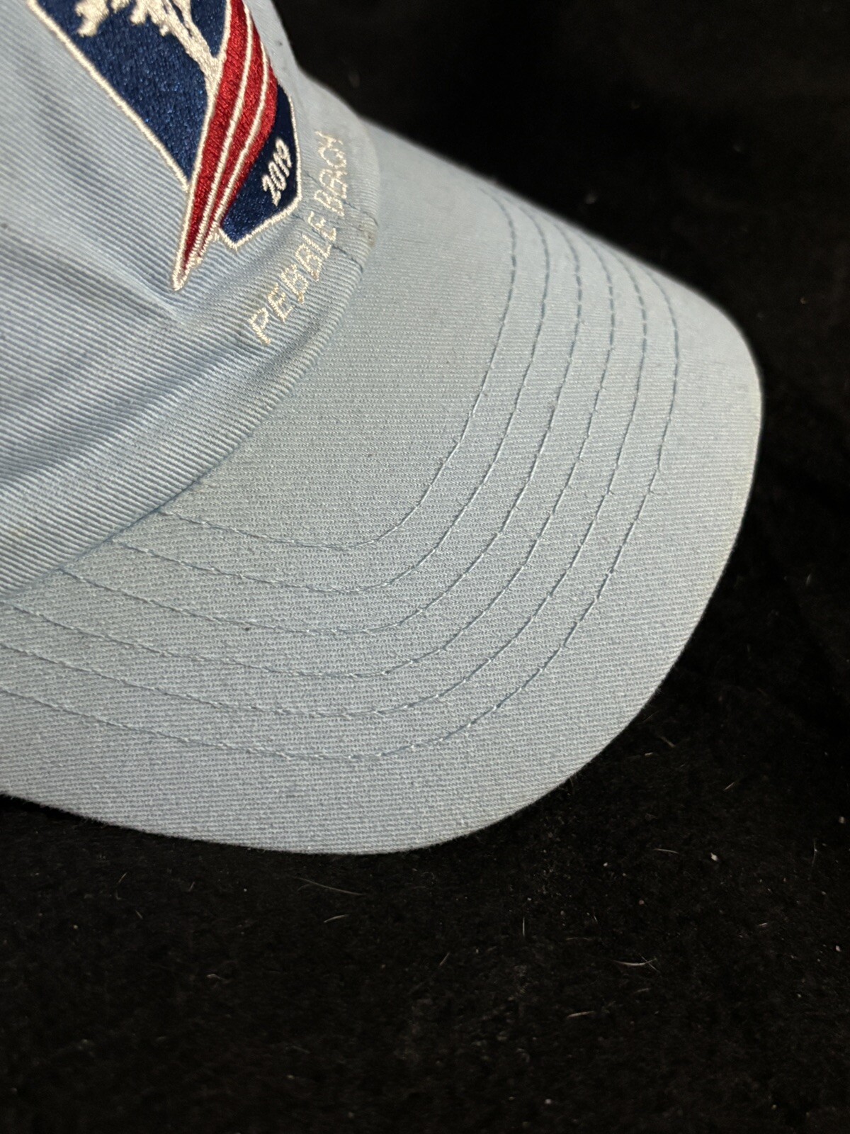 U.S. OPEN PEBBLE BEACH 2019 Light Blue VERY GOOD CONDITION USGA MEMBER ON BACK