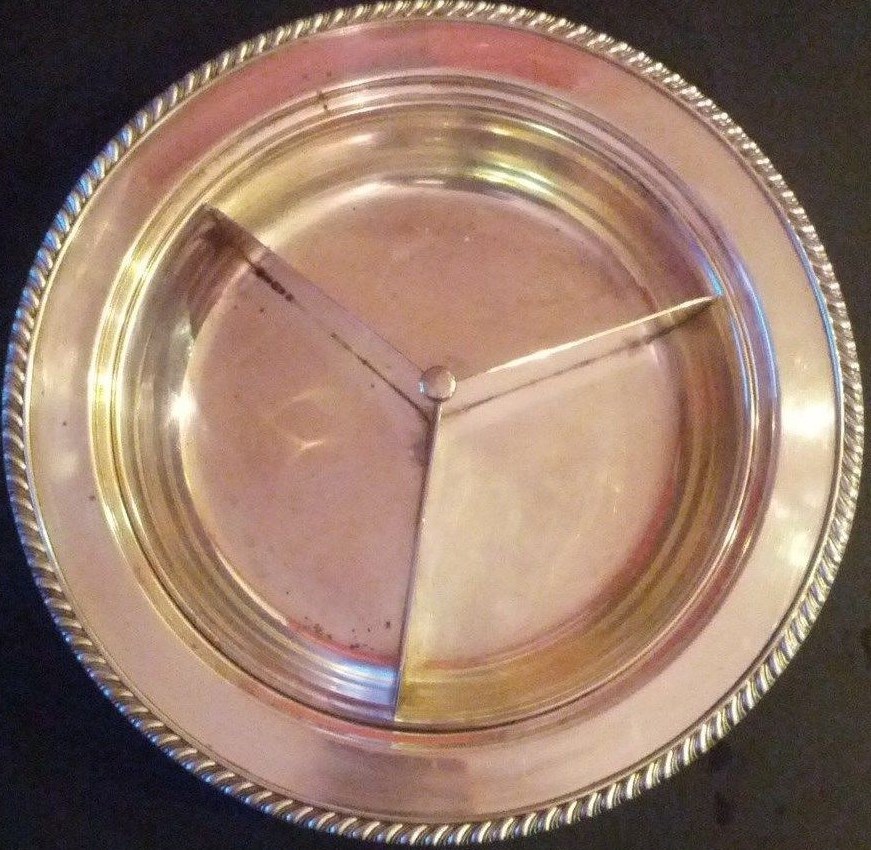 VTG Sheffield Silver Co USA EPC 5/36 Divided Insert Serving