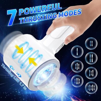 Automatic Thrusting Male Masturbator Cup Stroker Blowjob Man Massager Lubricants