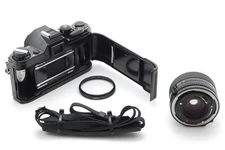 [NEAR MINT] Canon AE-1 35mm Film Camera Black NEW FD 50mm F/1.4 Lens From JAPAN